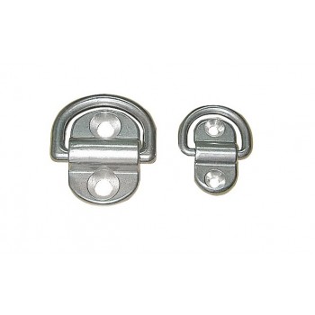 Stainless steel swivelling half-rings 